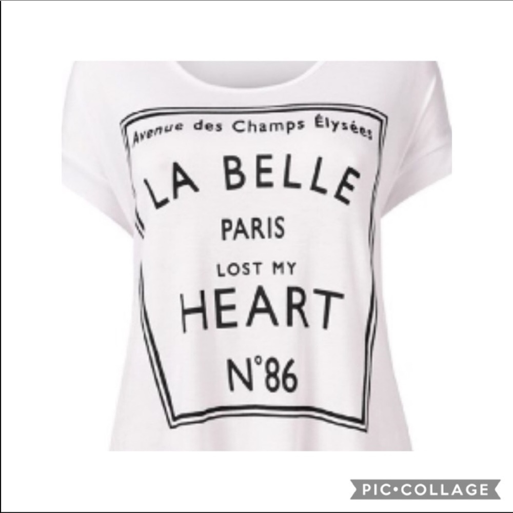 + La Belle Paris Lost My Heart No 86 Shirt NEW - Picture 4 of 7